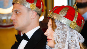 Илья Ильин показал новое видео венчания с шикарной супругой