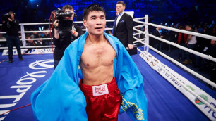 Казахстанский боксер с титулом от WBA выиграл бой в Узбекистане