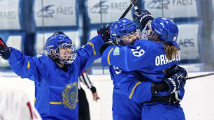 Разгромом закончился матч Казахстана на ЖЧМ-2024 по хоккею