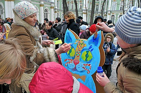 Эрмитажных котят выдают по паспортам 