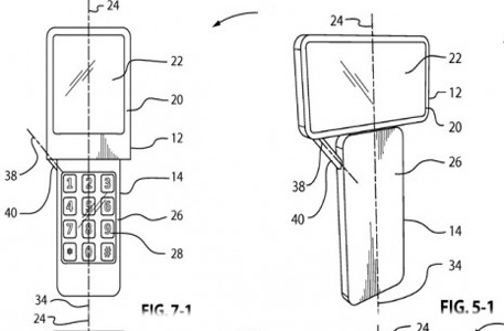 RIM запатентует смартфон с вращающейся клавиатурой