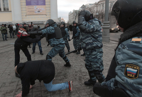 В Москве на Чистых прудах вновь собрались националисты