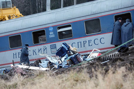 Мосгорсуд одобрил арест подозреваемого в подрыве "Невского экспресса"