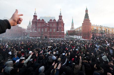 CNN назвал митинг на Манежной протестом против сокращения часовых поясов