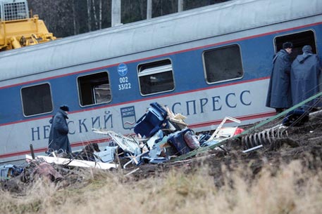 На месте крушения "Невского экспресса" не взорвалась граната