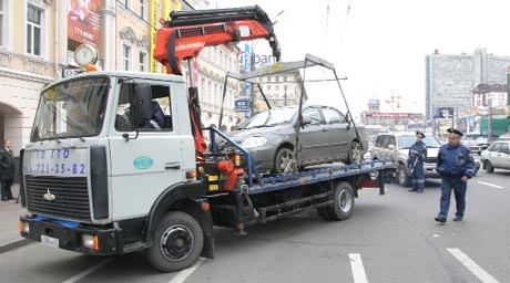 МТС предупредит абонентов об эвакуации их автомобилей