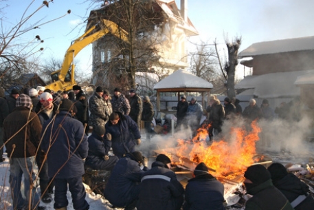 В одном из домов поселка "Речник" произошел пожар