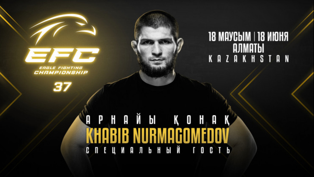 EFC 37: Прямая трансляция турнира с участием Хабиба в Алматы