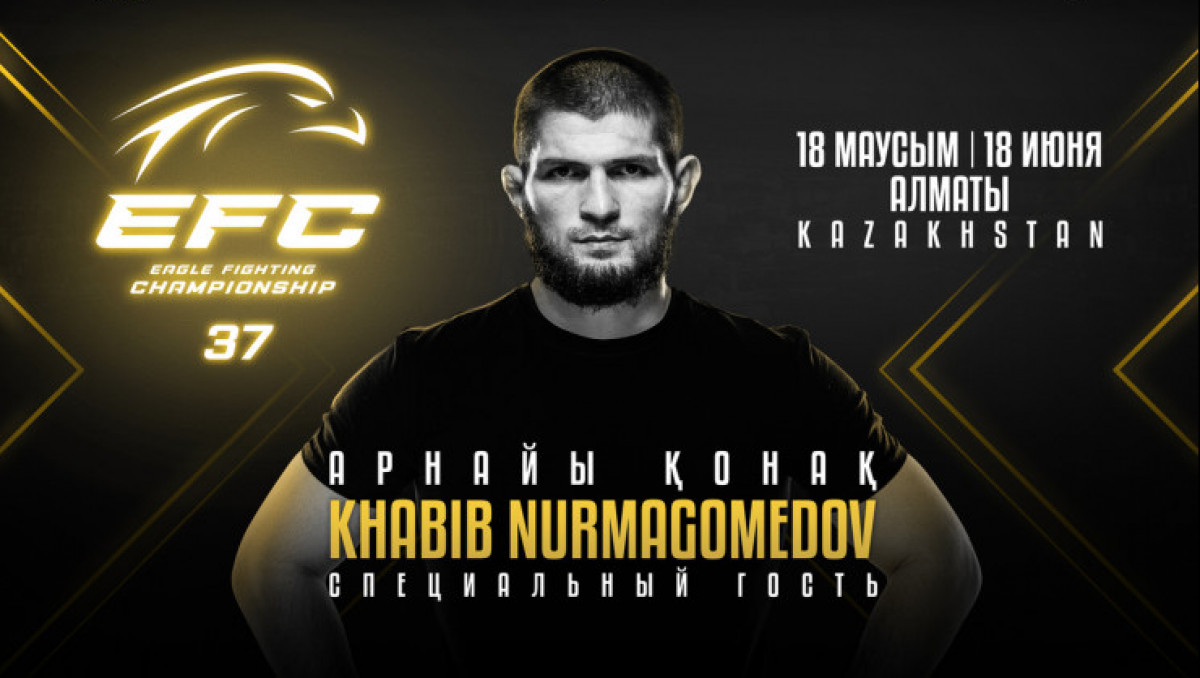 EFC 37: Прямая трансляция турнира с участием Хабиба в Алматы