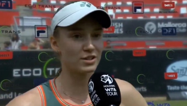 Рыбакина отреагировала на победу над чемпионкой WTA