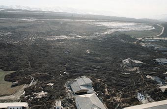 В Киргизии завершились поиски погибших в результате оползня